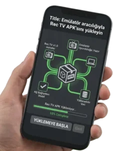 Emülatör aracılığıyla Rec TV APK'sını yükleyin